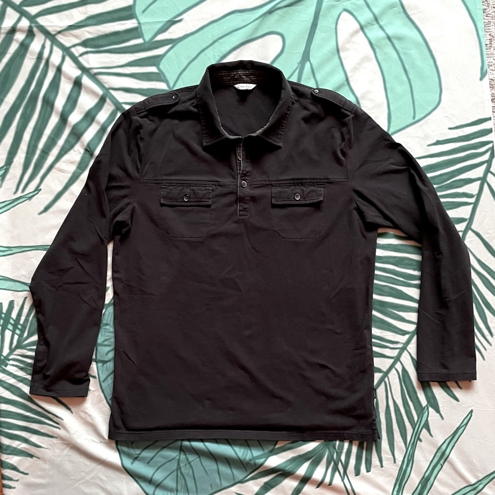 Calvin Klein // Long Sleeve Polo